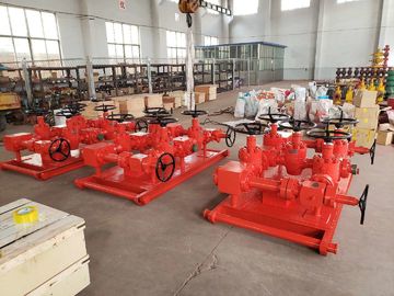 PU Sıcaklık Derecesi Yüzey Kuyu Test Cihazları Basınç Testi Manifoldu 10000Psi
